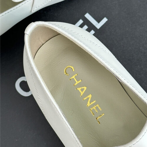 High Quality Luxury Chanel Double C Letter Buckle Square Head Chunky Loafers – Style 13542 product detail
