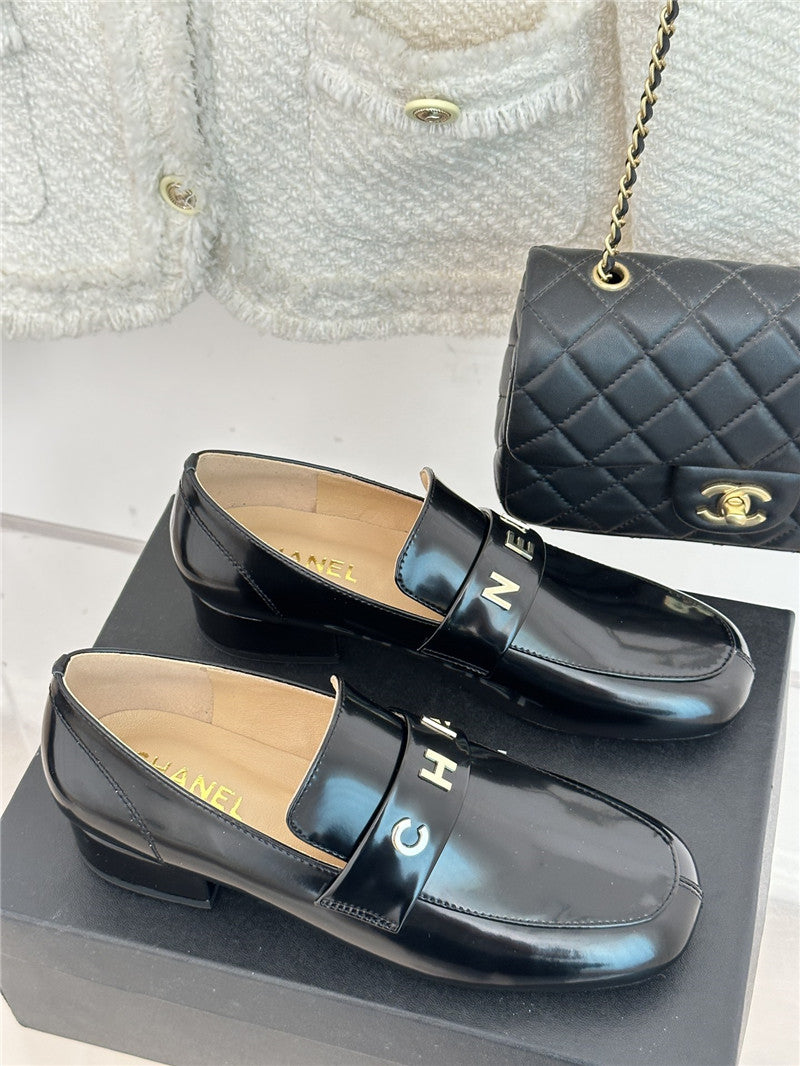 High Quality Luxury Chanel Double C Letter Buckle Square Head Chunky Loafers – Style 79078 product detail