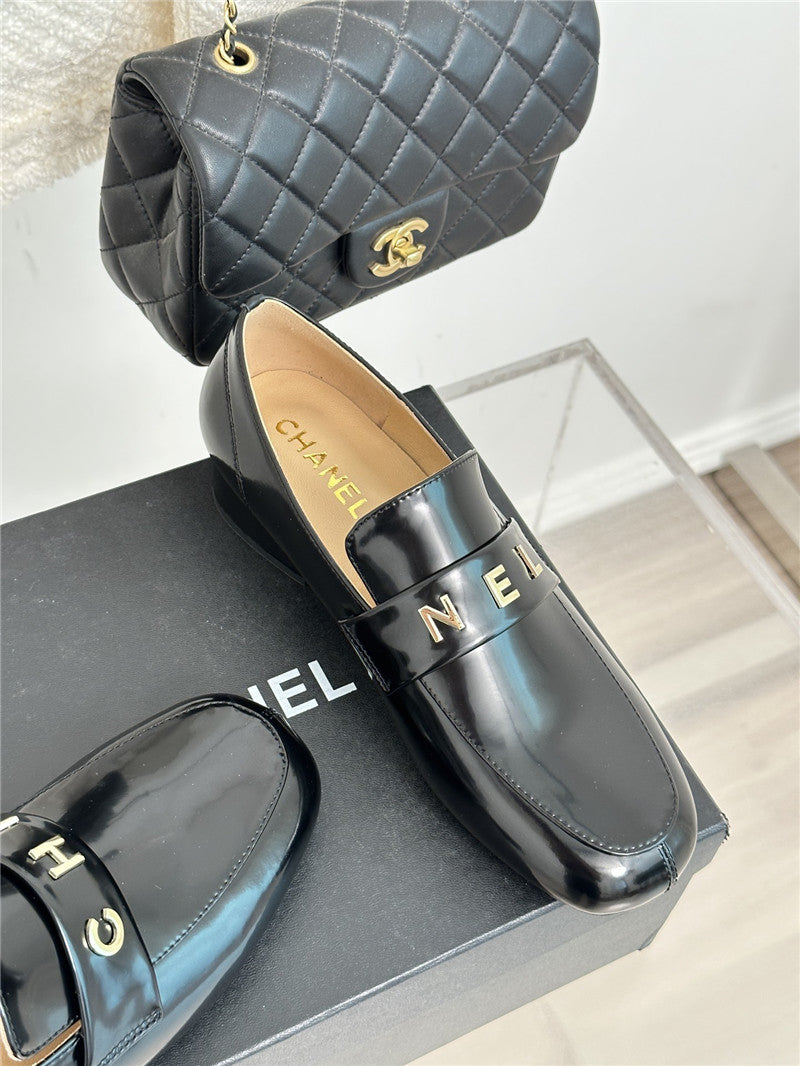 High Quality Luxury Chanel Double C Letter Buckle Square Head Chunky Loafers – Style 79078 product detail