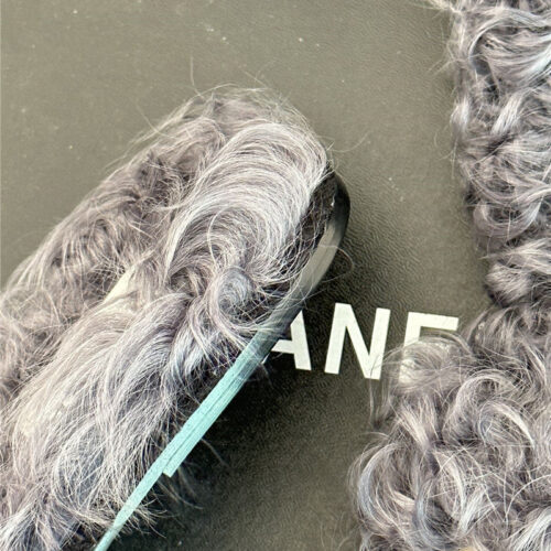 High Quality Luxury Chanel New Mier Pure Wool Double C Four-Leaf Clover Fur Slippers – Style 61478 product detail