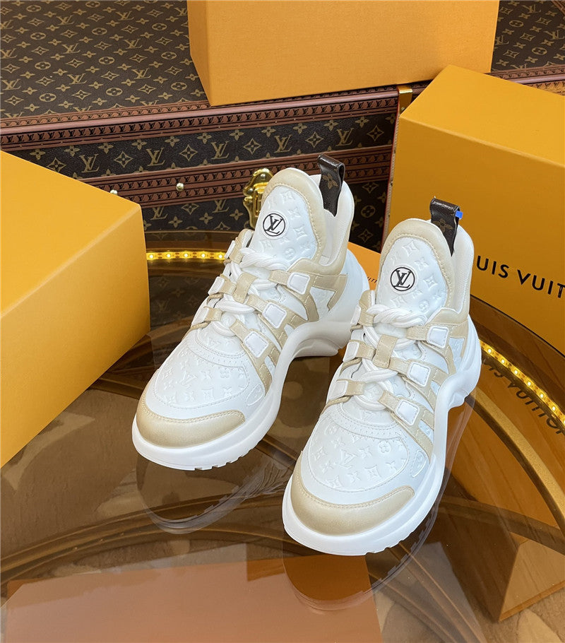 High Quality Luxury Louis Vuitton Hardware Casual Sports Daddy Shoes – Style 54051