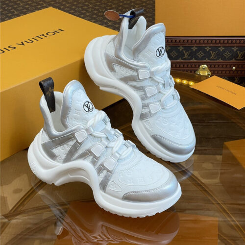 High Quality Luxury Louis Vuitton Hardware Casual Sports Daddy Shoes – Style 19587 alternate view