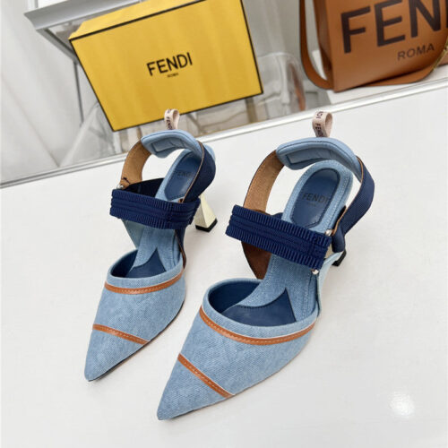 High Quality Luxury Fendi Hot Fashion High Heel Sandals – Style 38579