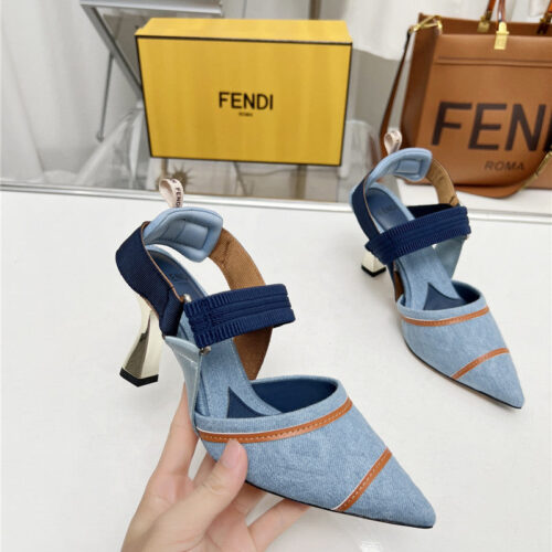 High Quality Luxury Fendi Hot Fashion High Heel Sandals – Style 38579 alternate view