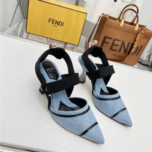 High Quality Luxury Fendi Hot Fashion High Heel Sandals