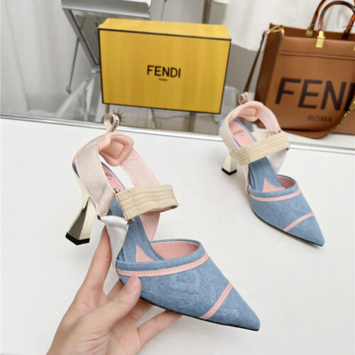 High Quality Luxury Fendi Hot Fashion High Heel Sandals – Style 88851 alternate view