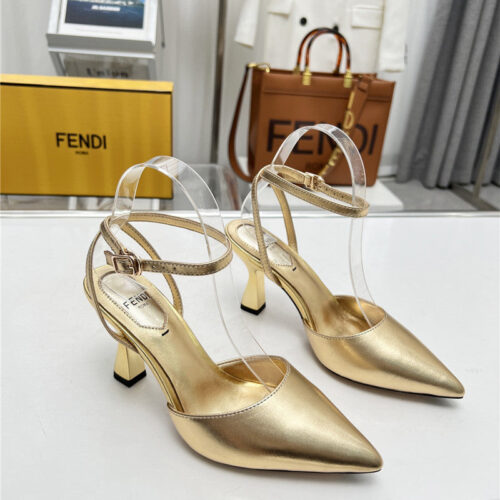High Quality Luxury Fendi Hot Fashion High Heel Sandals – Style 42515