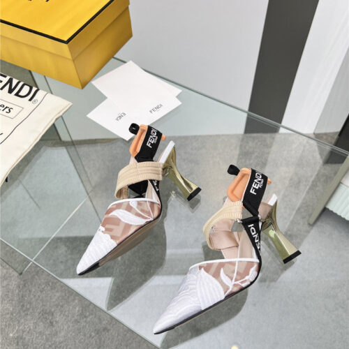 High Quality Luxury Fendi Slingback Hummingbird Pumps – Style 41875 product detail