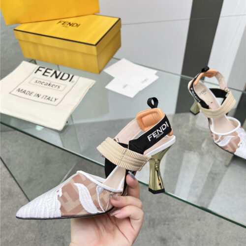 High Quality Luxury Fendi Slingback Hummingbird Pumps – Style 41875 product detail