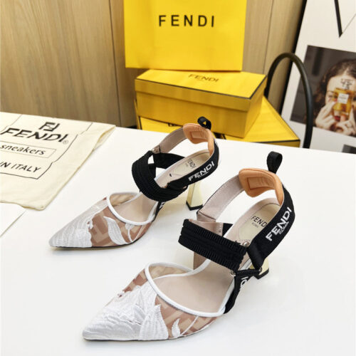 High Quality Luxury Fendi Slingback Hummingbird Pumps product detail