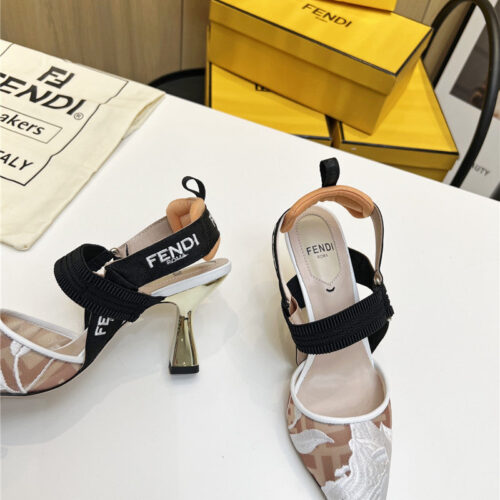High Quality Luxury Fendi Slingback Hummingbird Pumps product detail