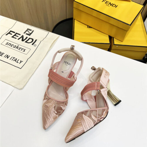 High Quality Luxury Fendi Slingback Hummingbird Pumps – Style 02323 product detail