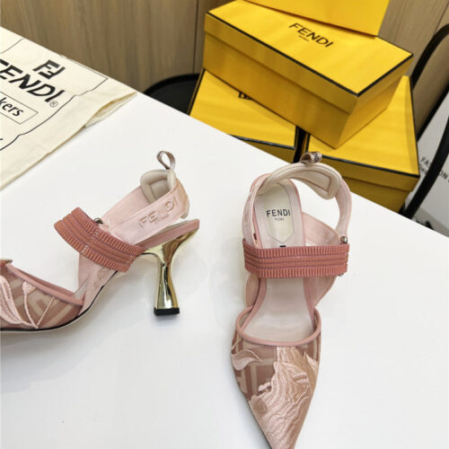 High Quality Luxury Fendi Slingback Hummingbird Pumps – Style 02323 product detail