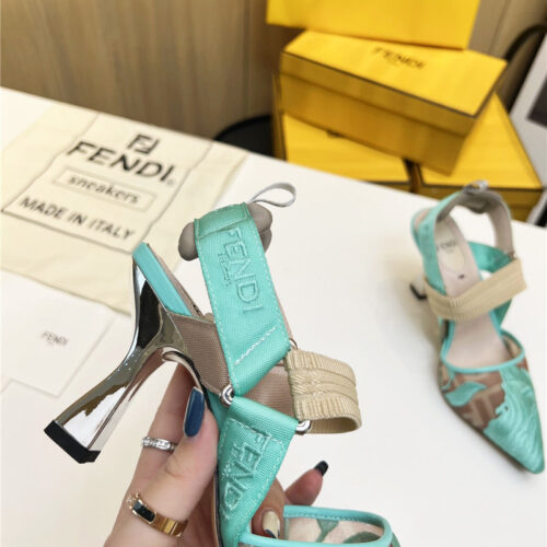 High Quality Luxury Fendi Slingback Hummingbird Pumps – Style 95539 product detail