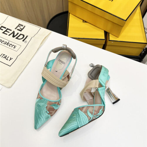 High Quality Luxury Fendi Slingback Hummingbird Pumps – Style 95539 product detail
