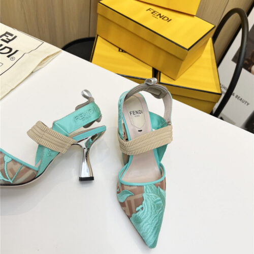 High Quality Luxury Fendi Slingback Hummingbird Pumps – Style 95539 product detail