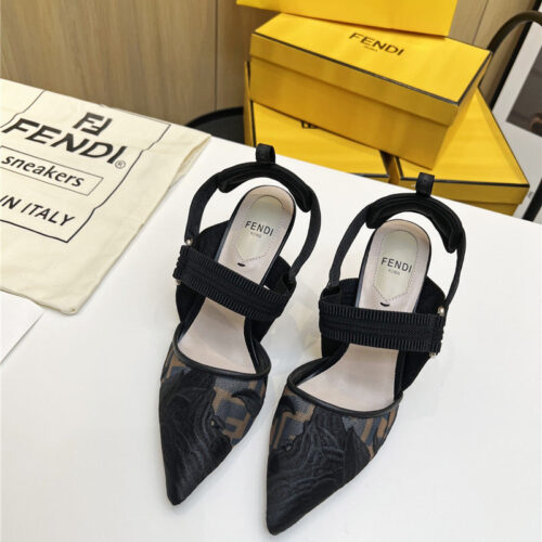High Quality Luxury Fendi Slingback Hummingbird Pumps – Style 07955 product detail