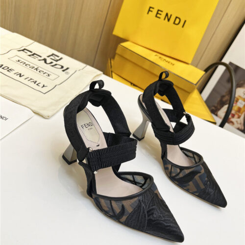 High Quality Luxury Fendi Slingback Hummingbird Pumps – Style 07955