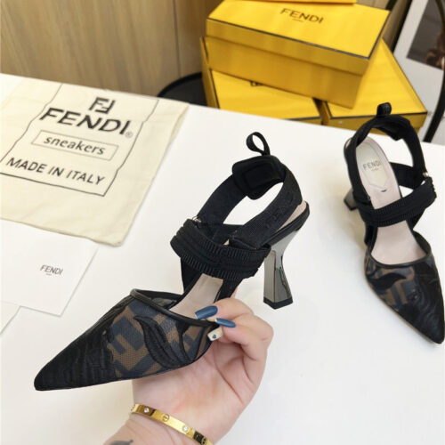 High Quality Luxury Fendi Slingback Hummingbird Pumps – Style 07955 product detail