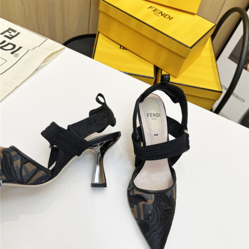 High Quality Luxury Fendi Slingback Hummingbird Pumps – Style 07955 product detail