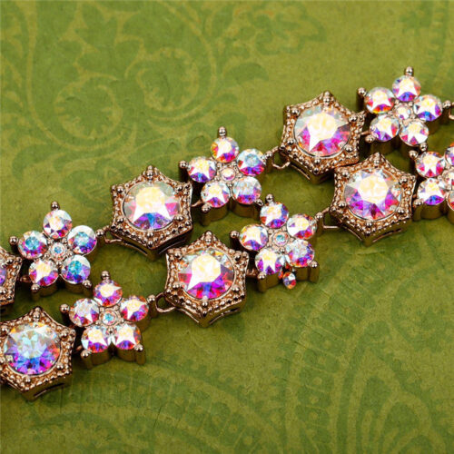 High Quality Luxury Gucci Flower Full Diamond Double G Necklace product detail