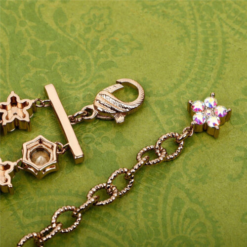 High Quality Luxury Gucci Flower Full Diamond Double G Necklace product detail