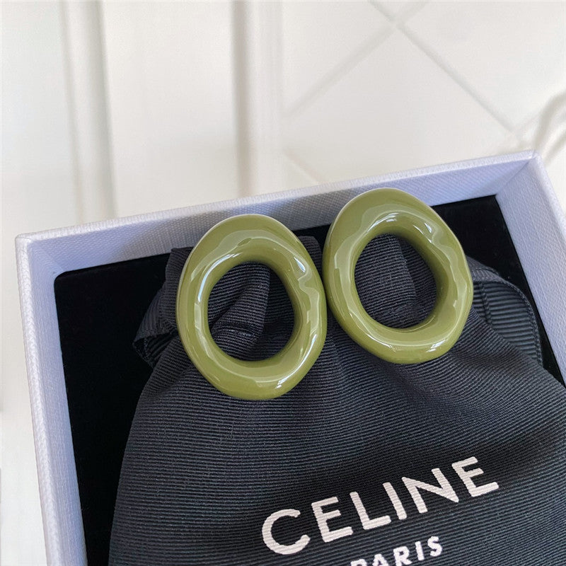 High Quality Luxury Celine Acrylic Earrings product detail