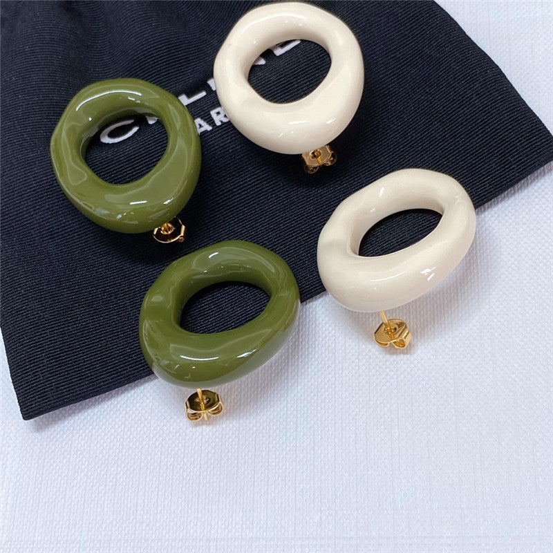 High Quality Luxury Celine Acrylic Earrings product detail