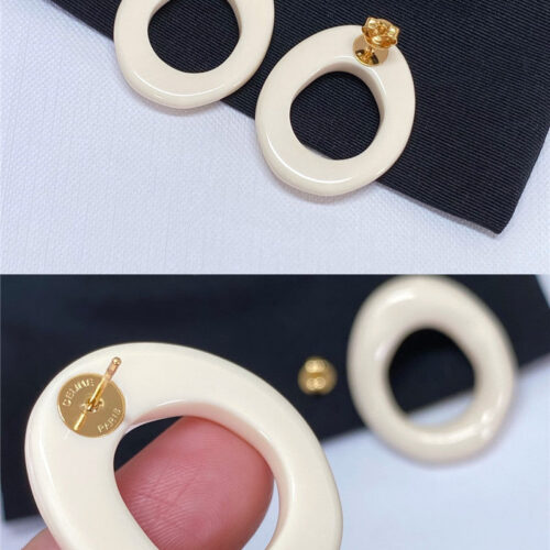 High Quality Luxury Celine Acrylic Earrings product detail