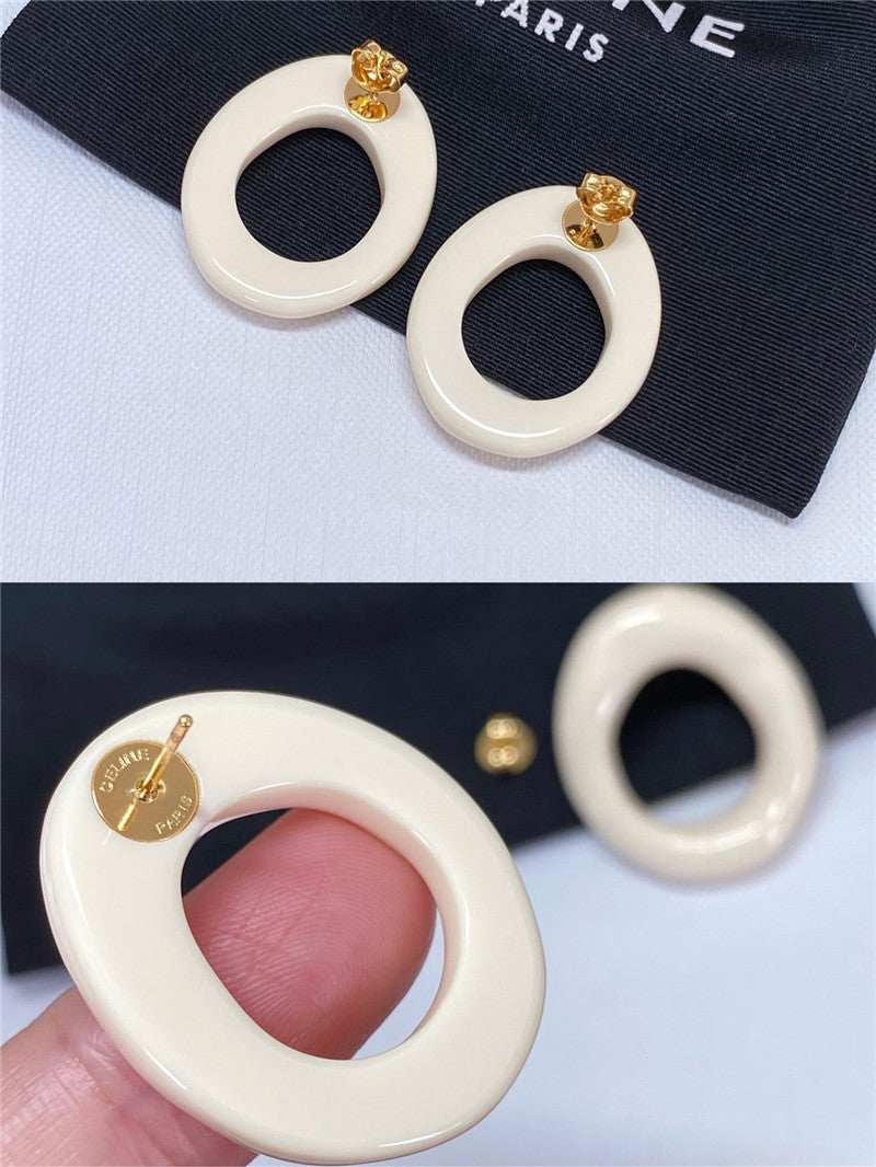 High Quality Luxury Celine Acrylic Earrings product detail