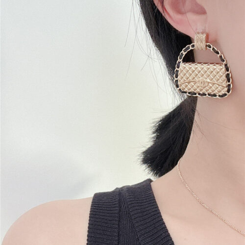 High Quality Luxury Chanel Small Fragrance Earrings alternate view