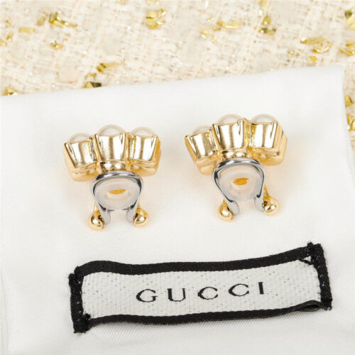 High Quality Luxury Gucci Double G Pearl Ear Clip product detail