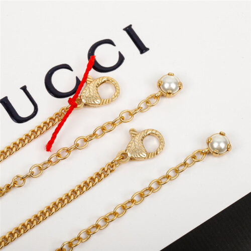 High Quality Luxury Gucci Flower Pearl Necklace product detail