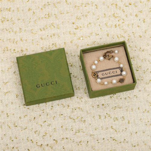 High Quality Luxury Gucci Pearl Bracelet