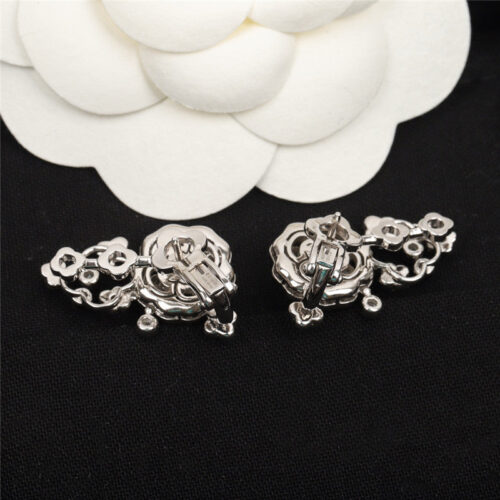 High Quality Luxury Chanel Camellia Earrings product detail