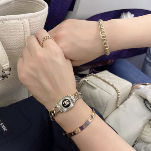 High Quality Luxury Chanel Double C Chain Bracelet product detail