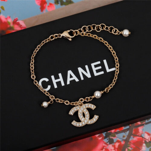 High Quality Luxury Chanel Double C Bracelet alternate view