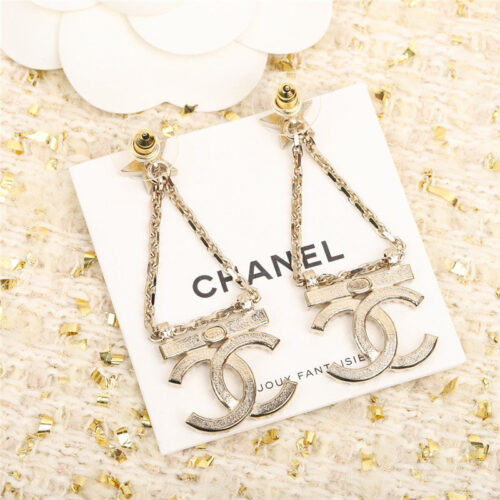 High Quality Luxury Chanel Pentagram Double C Earrings product detail