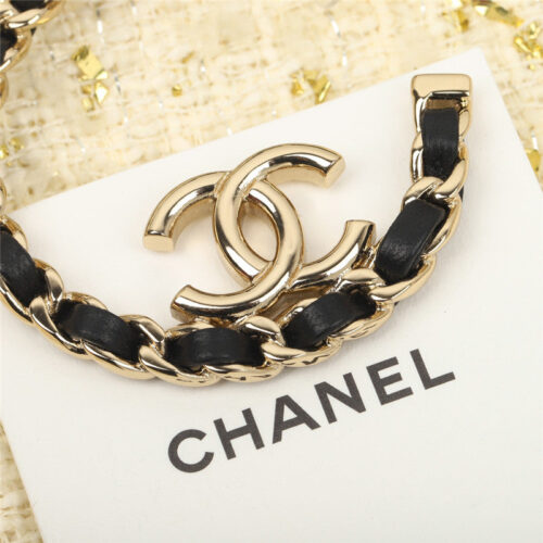 High Quality Luxury Chanel Leather Double C Earrings product detail