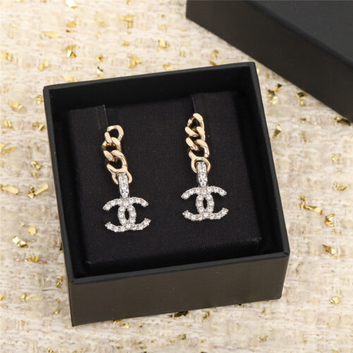 High Quality Luxury Chanel Double C Earrings – Style 49842 product detail