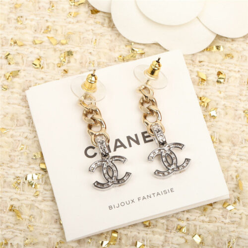 High Quality Luxury Chanel Double C Earrings – Style 49842 product detail