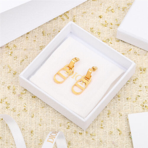 High Quality Luxury Dior Letter Earrings – Style 50757 alternate view