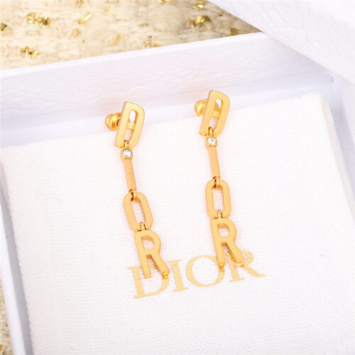 High Quality Luxury Dior Letter Earrings – Style 50761 alternate view