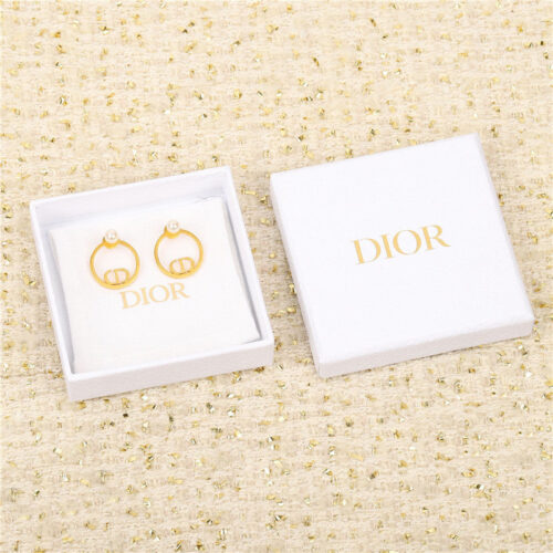 High Quality Luxury Dior Circle Earhook