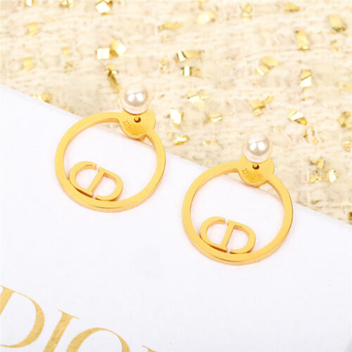 High Quality Luxury Dior Circle Earhook product detail