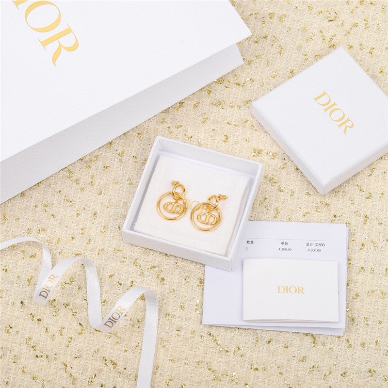High Quality Luxury Dior Letter Earrings product detail