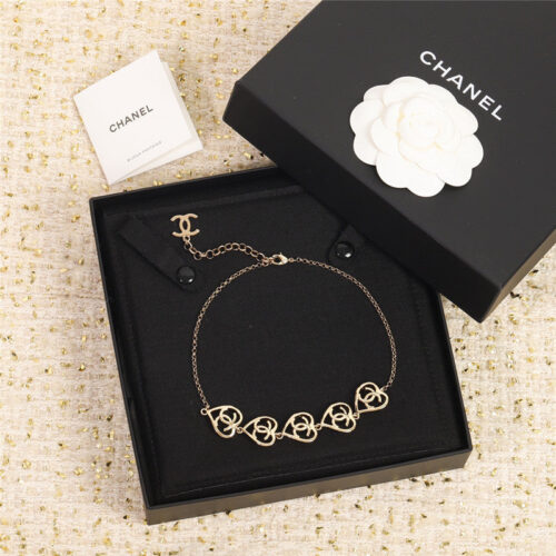 High Quality Luxury Chanel Heart Necklace