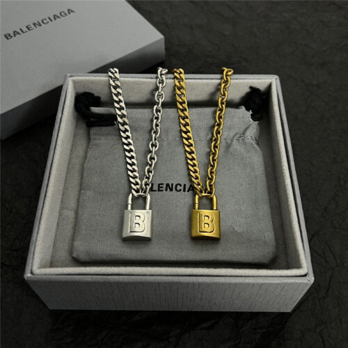 High Quality Luxury Balenciaga Retro Style Simple And Elegant Necklace – Style 49423 product detail