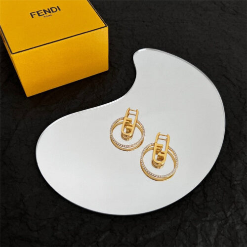 High Quality Luxury Fendi New Simple And Generous Earrings product detail