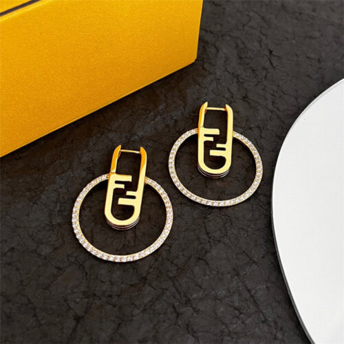 High Quality Luxury Fendi New Simple And Generous Earrings product detail